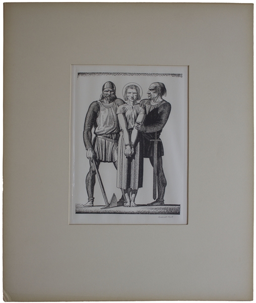 Large Lot of 26 Signed Lithographs by Rockwell Kent From His ''The Complete Works of Shakespeare''